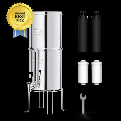Waterdrop 2.25-gallon King Tank Gravity Water Filter System, With Stand